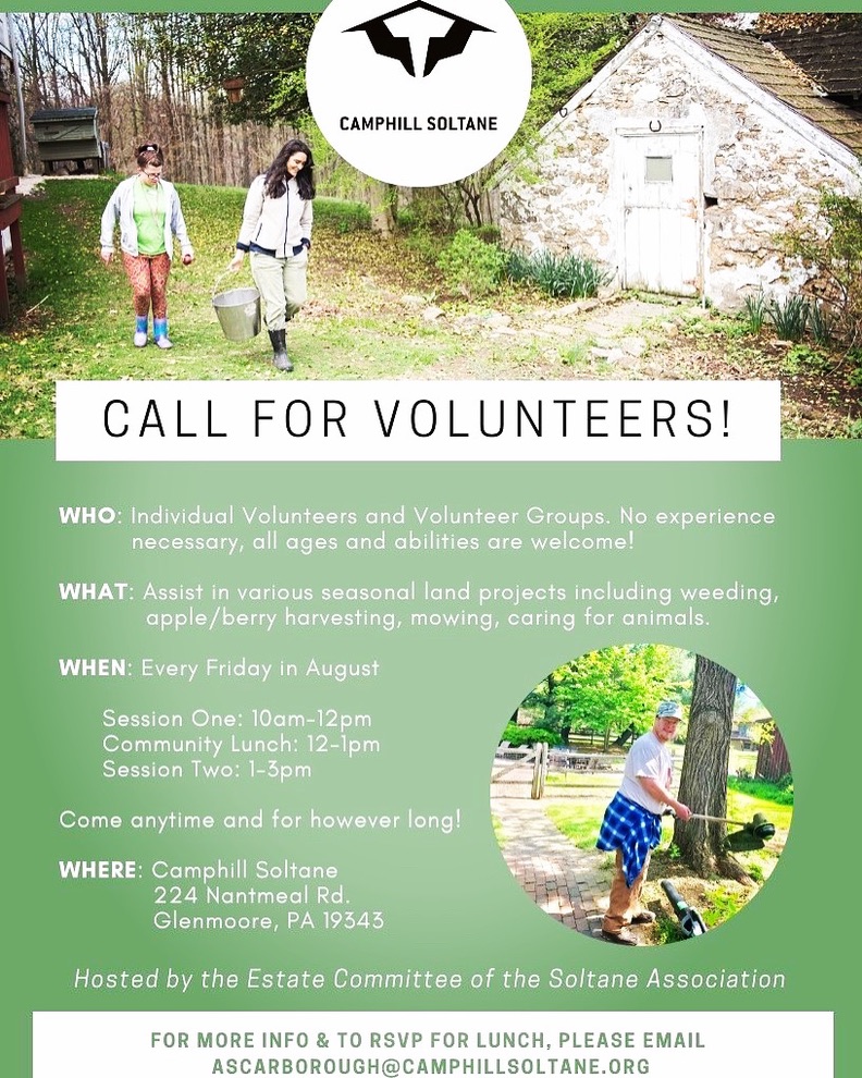 Call for Volunteers flyer